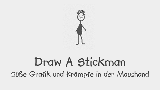 Draw a Stickman - drawastickman.com - bietet süße Grafik und Krämpfe in der Maushand