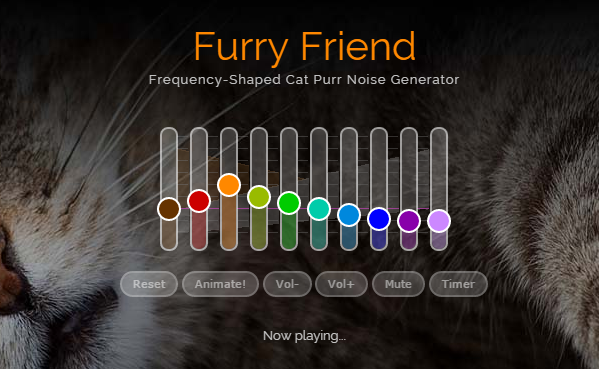 Furry Friend: Katzenschnurren, generiert im Internet