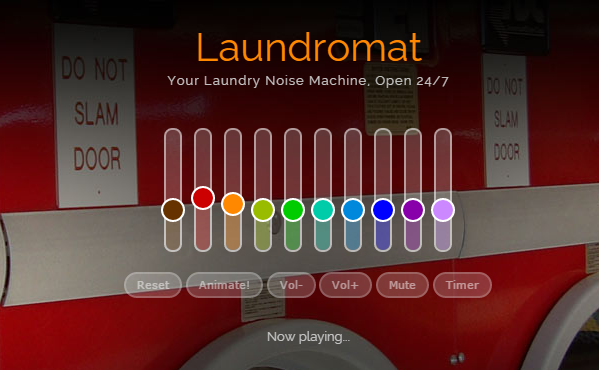 Laundromat: Waschmaschinengeräusche zum Entspannen - mynoise.net