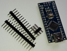 Nano-kompatibles Board mit CH340 - Stiftleisten wurden mitgeliefert