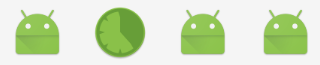 One of these things is not like the others: Selbstgemachtes Launcher-Icon zwischen den Standard-Icons