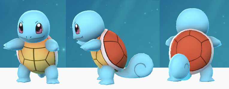 Schiggy bzw. Squirtle in Pokémon Go