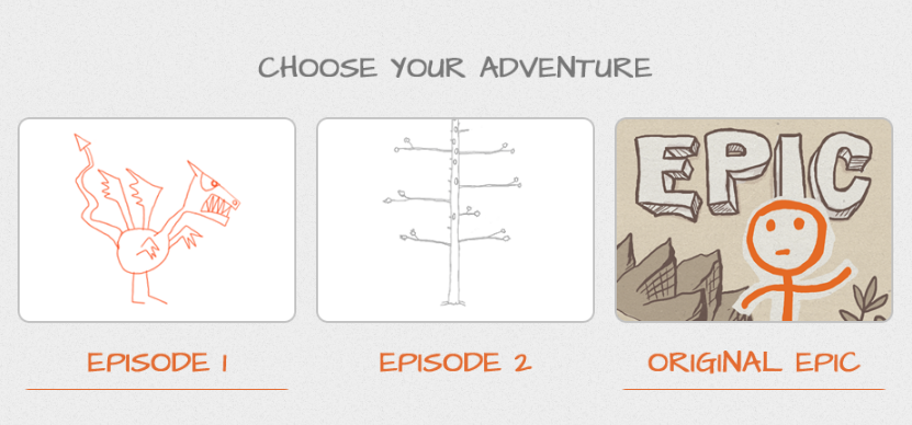 DrawAStickman.com: Adventure aussuchen und los geht's mit dem Strichmännchenspiel.