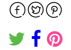 Direkter Vergleich: Die Vektor-Icons von Font Awesome können z.B. beliebig eingefärbt werden.