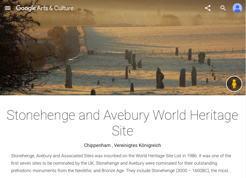 Stonehenge and Avebury World Heritage Site Google Institute - Google Arts Culture