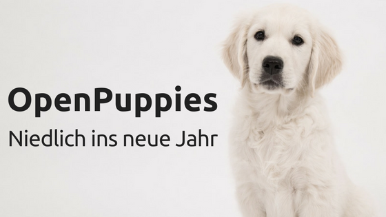 Open Puppies: Niedlich ins neue Jahr